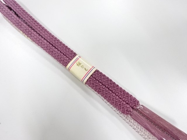 未使用品　正絹　手組帯締め